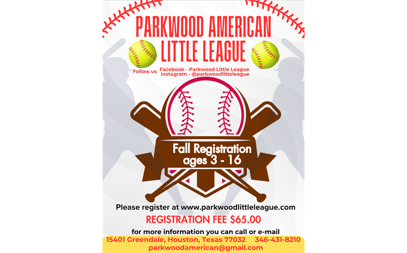 2025 Fall Ball Registration 