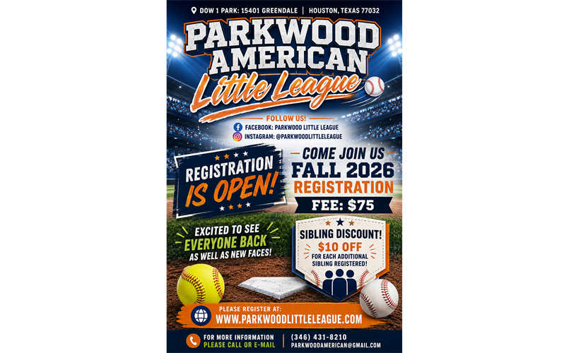 2026 Fall Ball Registration 
